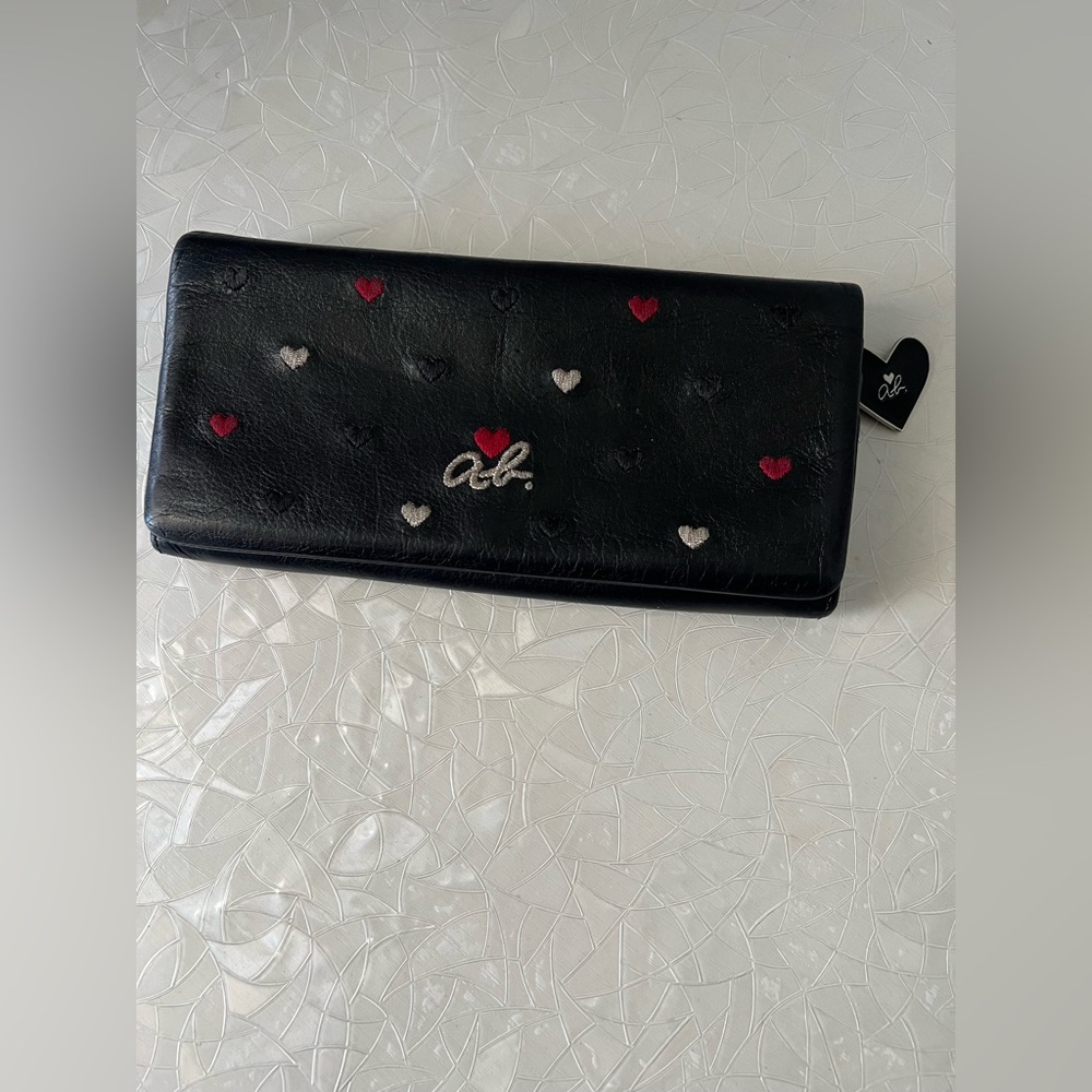 Agnes B Voyage Designer  Leather Wallet